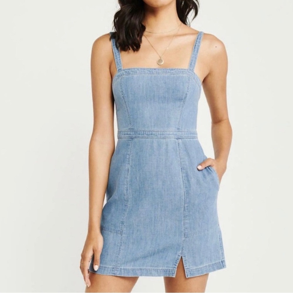 Abercrombie & Fitch Denim Mini Dress